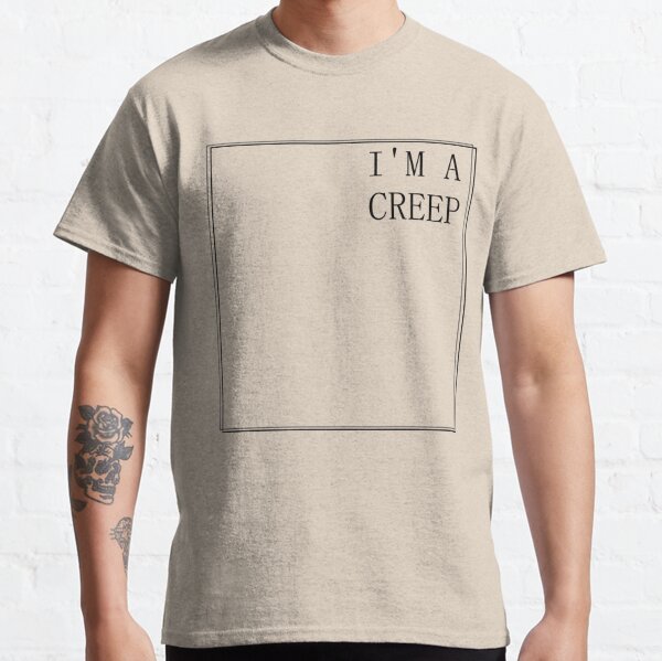 Creep Radiohead inspired minimalism Classic T-Shirt | Radiohead Merch