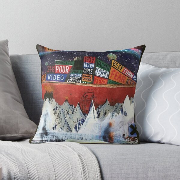 RADIOHEADS Throw Pillow RB2006 product Offical radiohead Merch