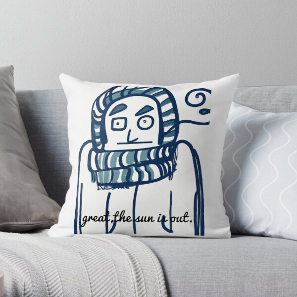 Radiohead Throw Pillow RB2006 product Offical radiohead Merch